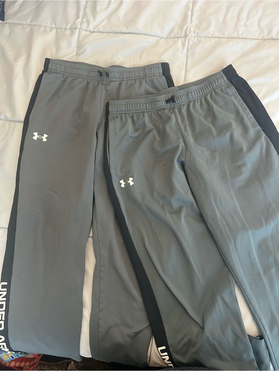 Under Armour Other - 2 pair of Under Armour Gray and Black Boys Athletic Track Pants